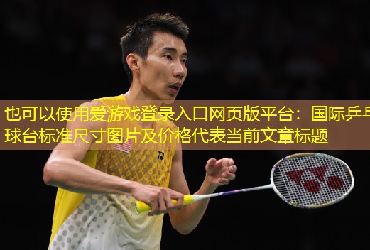 国际乒乓球台标准尺寸图片及价格 国际乒乓球台标准尺寸图片及价格